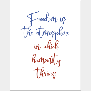 4th of July freedom Posters and Art